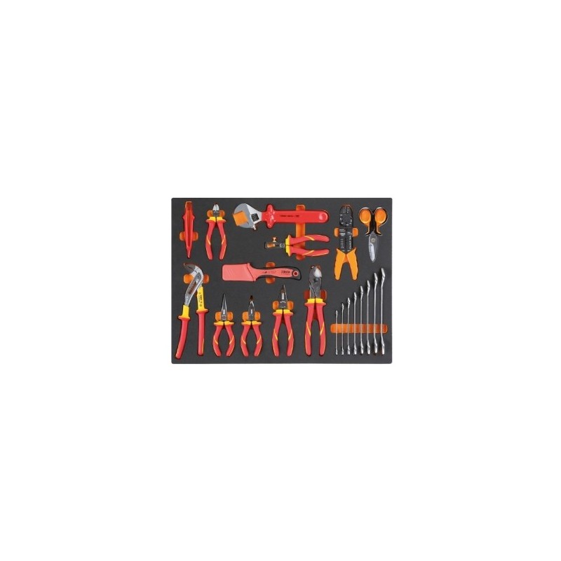 MB64 Termoformado de espuma con herramientas aisladas para electrotecnia