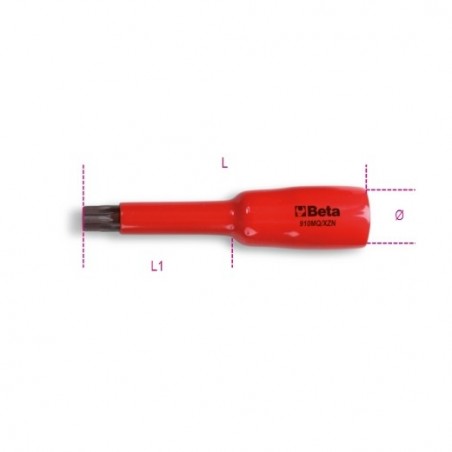 910MQ-XZN 10 Vaso de 3/8, con punta XZN&reg,, aislado
