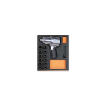 M305 Termoformado de espuma con pistola de impacto reversible y vasos de impacto de 1/2,