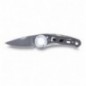 1778P Navaja y mango de aluminio inoxidable, con apertura mediante pulsador, en funda