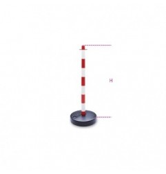 7104 90 Columna de plástico con base rellenable