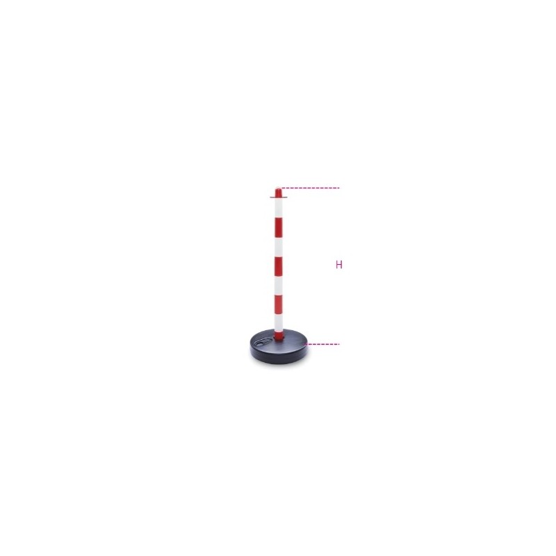 7104 90 Columna de plástico con base rellenable