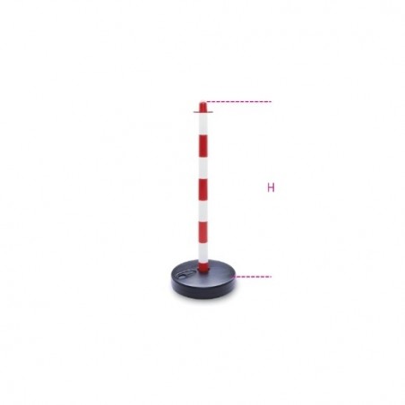 7104 90 Columna de plástico con base rellenable