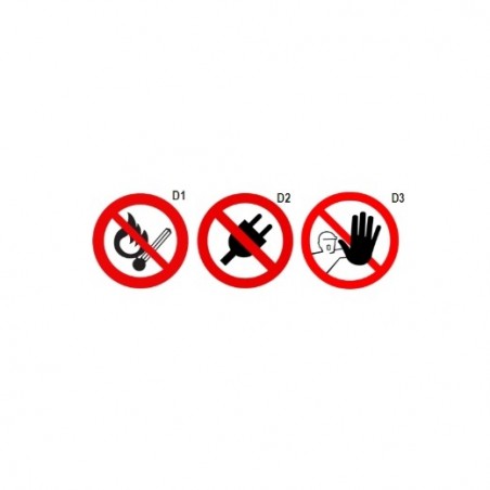 7109D 1 Cartel de prohibición