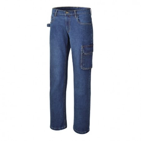 7528 XXXL Pantalón vaquero de trabajo de tejido elástico