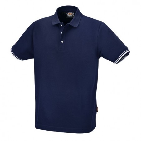 7547BL L Polo de manga corta, con 3 botones