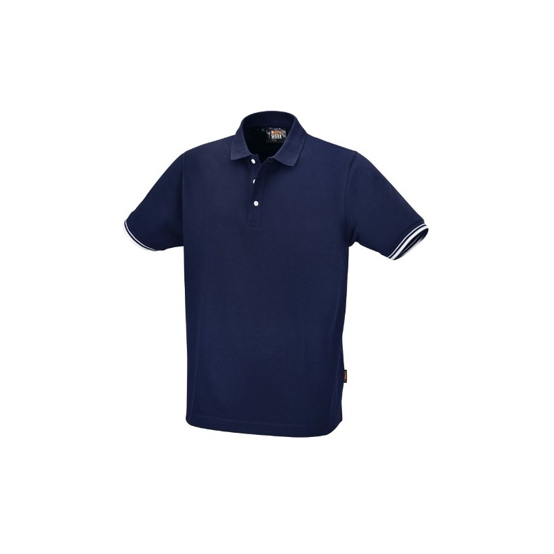 7547BL XL Polo de manga corta, con 3 botones