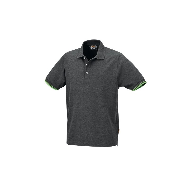 7547G M Polo de manga corta, con 3 botones