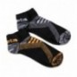 7431P 39/42 Dos pares de calcetines deportivos con inserciones de textura transpirable