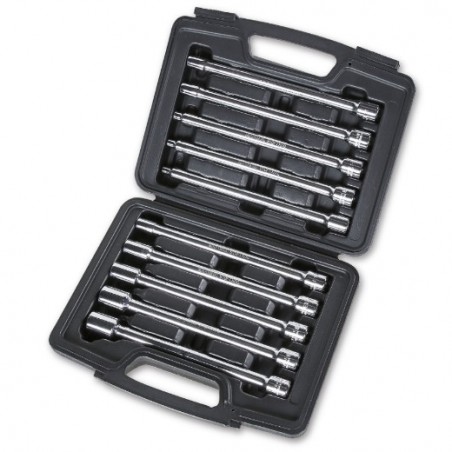 910FTX/XL-C10 Juego de 10 vasos con punta Torx&reg, extralargos, en estuche de plástico