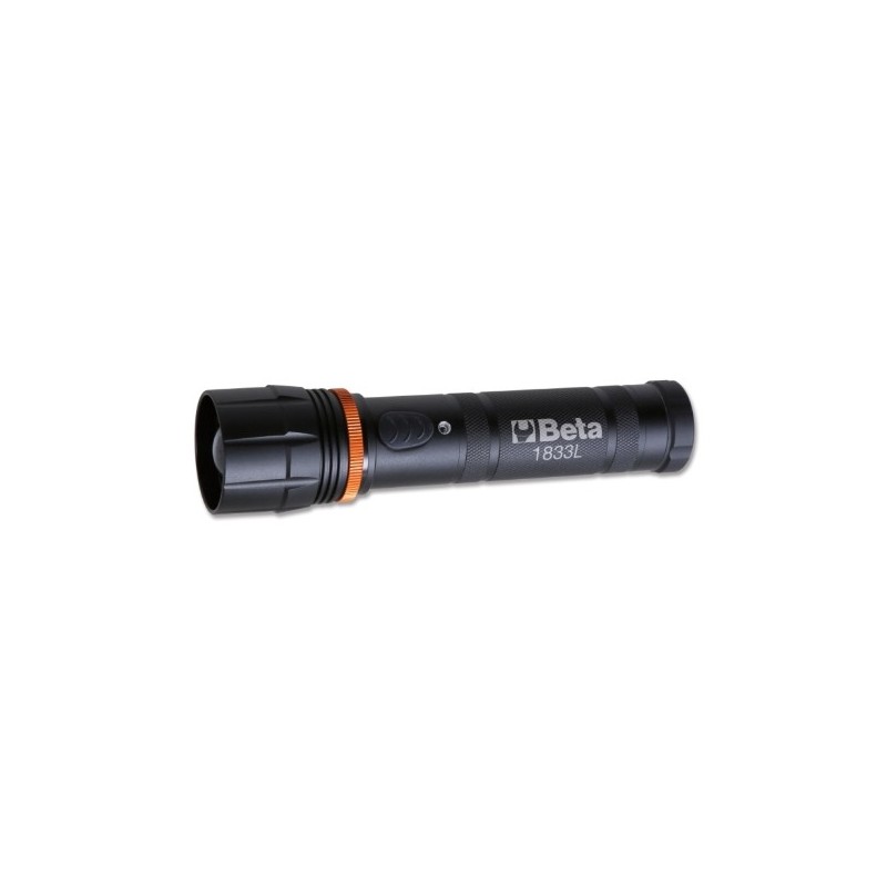 1833 L ​​​Linterna LED de alta luminosidad, en robusto aluminio anodizado, hasta 1.100 lúmenes