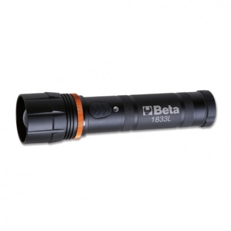 1833 L ​​​Linterna LED de alta luminosidad, en robusto aluminio anodizado, hasta 1.100 lúmenes