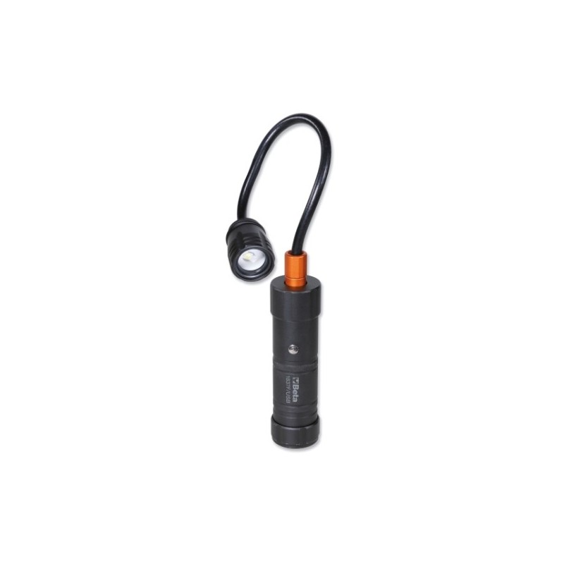 1837F/USB ​Lámpara magnética articulada LED recargable de alta luminosidad, aluminio anodizado,600 lúmenes