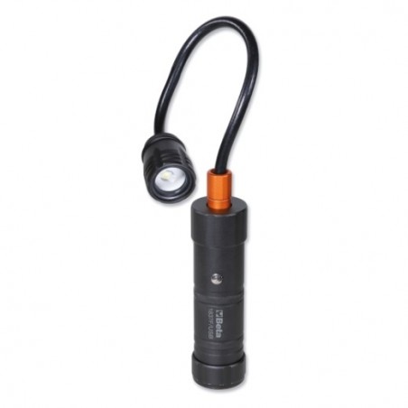 1837F/USB ​Lámpara magnética articulada LED recargable de alta luminosidad, aluminio anodizado,600 lúmenes