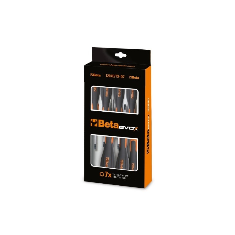 1207E/TX-S13 Juego de 7 destornilladores Torx&reg,, BetaEvox