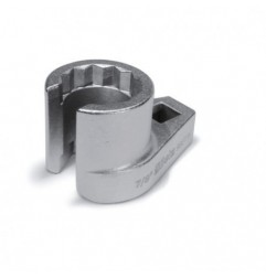960T/H ​Vaso hexagonal y poligonal abierto de 22 mm, 34 mm de longitud, compacto, para sondas Lambda