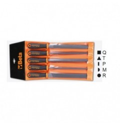 1719BMA8/B5 ​Juego de 5 limas de corte semidulce con mango, en sobre