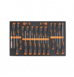 M213 Termoformado de espuma con destornilladores planos, Phillips&reg, y Torx&reg,, BetaEvox