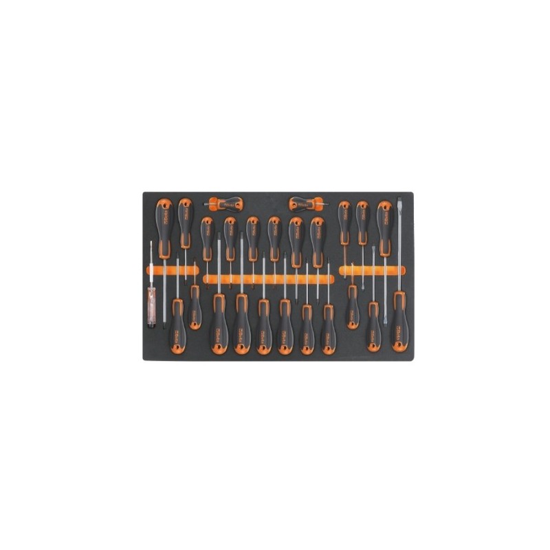 M213 Termoformado de espuma con destornilladores planos, Phillips&reg, y Torx&reg,, BetaEvox