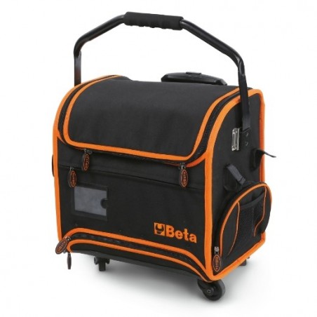 C8B Trolley portaherramientas en textil técnico para electricistas, vacío