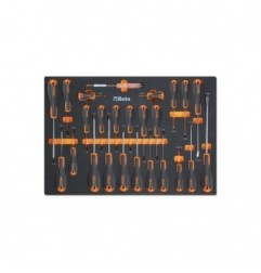 MM210 Termoformado de espuma con destornilladores planos, Phillips&reg, y Torx&reg,, BetaEvox