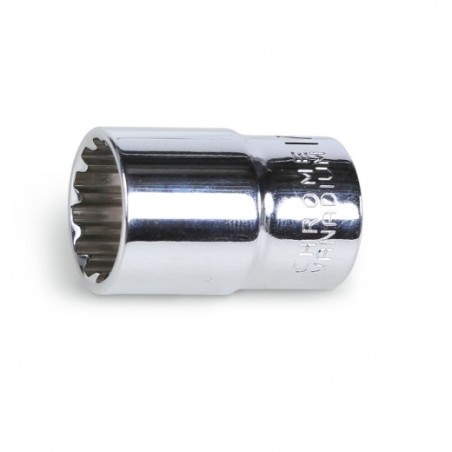 920U 12 Vaso de 1/2, multihuella, cromado