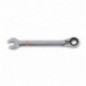 142MC 10 Llave combinada con carraca reversible, de color, cromada