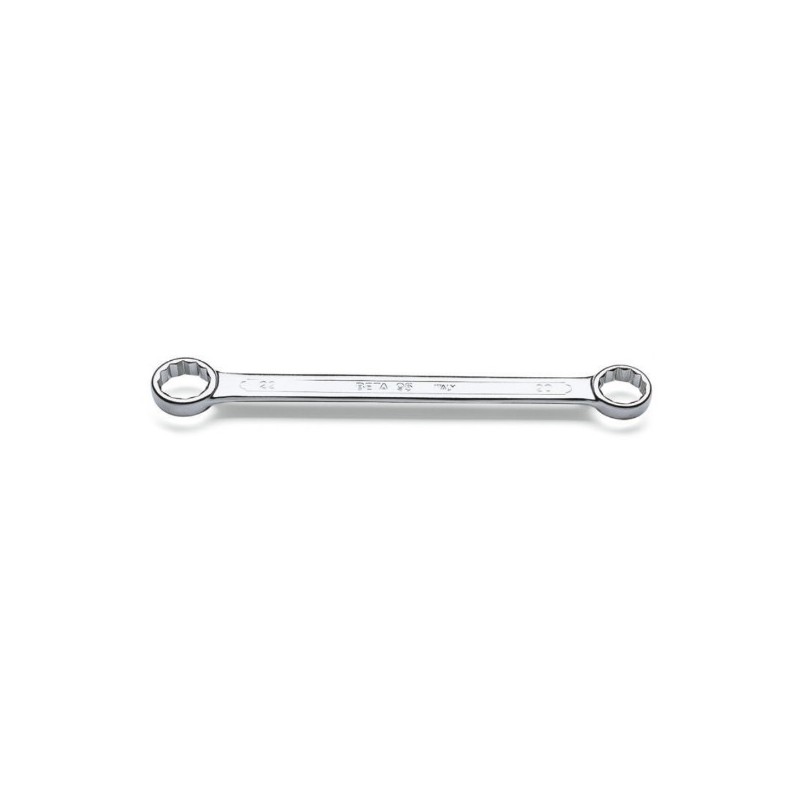 95 6X7 Llave de estrella plana de dos bocas, cromada