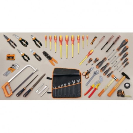 5980ET/A Surtido de 70 herramientas para electrotecnia