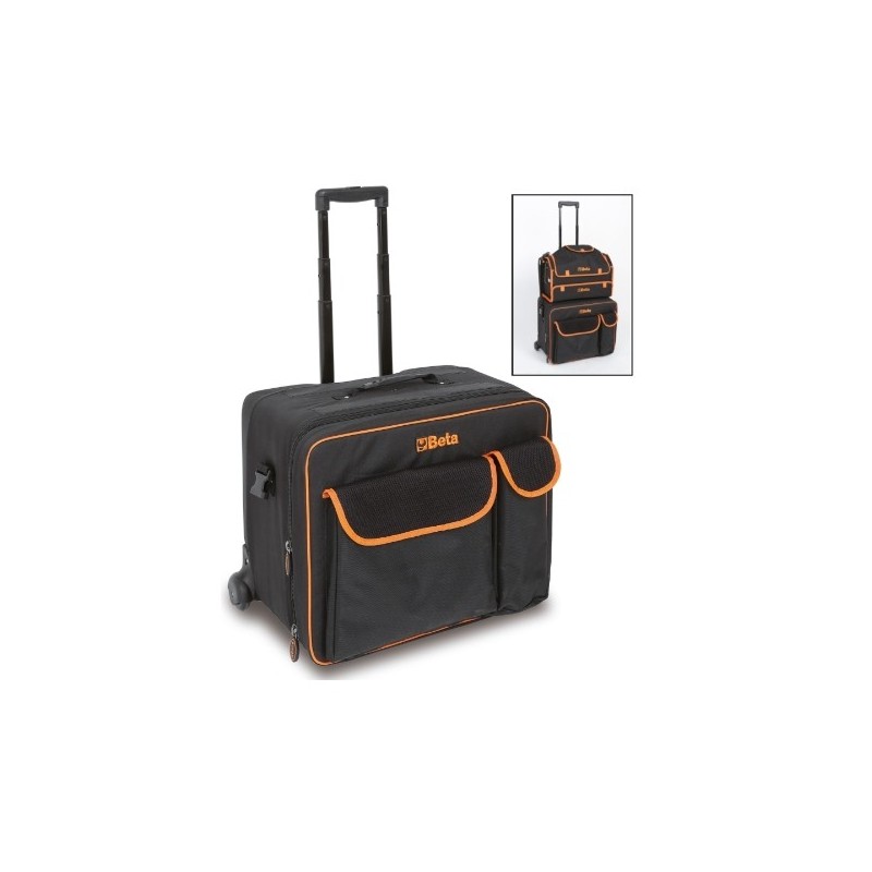 2108VU/1 Trolley portaherramientas en textil técnico con surtido de 45 herramientas para uso universal