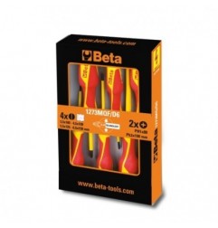 1273MQF/D6 ​Juego de 6 destornilladores slim, aislados