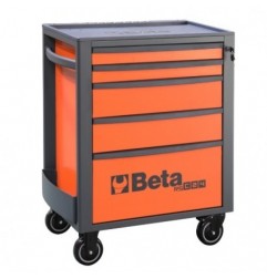 RSC24/5-O Cajonera móvil con 5 cajones, naranja