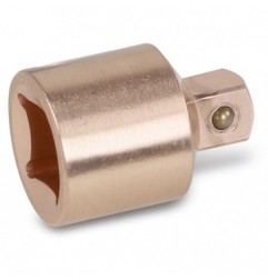 926BA/15 ​​​​Adaptador con cuadrado hembra de 3/4, y macho de 1/2,, antichispa