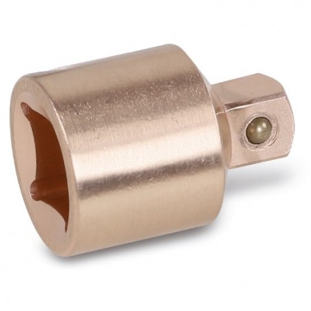 926BA/15 ​​​​Adaptador con cuadrado hembra de 3/4, y macho de 1/2,, antichispa