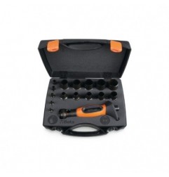 1105C/16T ​Juego de 15 punzones de 3 a 30 mm y 1 accesorio