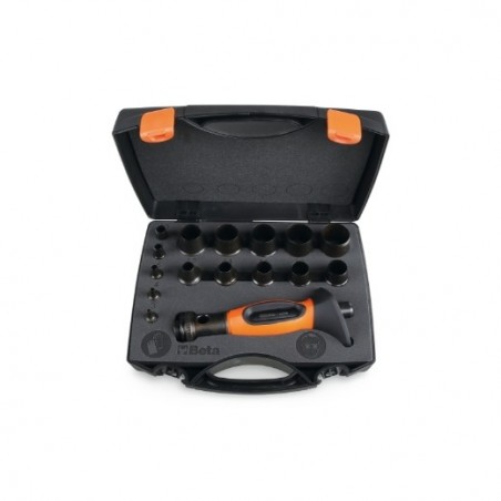 1105C/16T ​Juego de 15 punzones de 3 a 30 mm y 1 accesorio