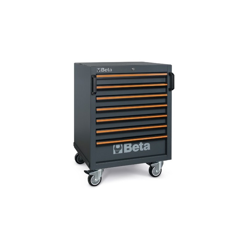 C45PRO C7 Cajonera móvil con 7 cajones para mobiliario para taller C45PRO