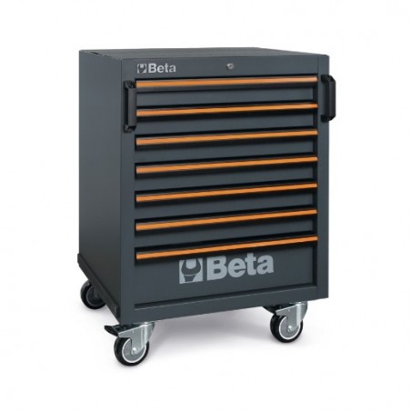 C45PRO C7 Cajonera móvil con 7 cajones para mobiliario para taller C45PRO