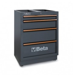 C45PRO M4 Cajonera fija con 4 cajones para mobiliario para taller C45PRO