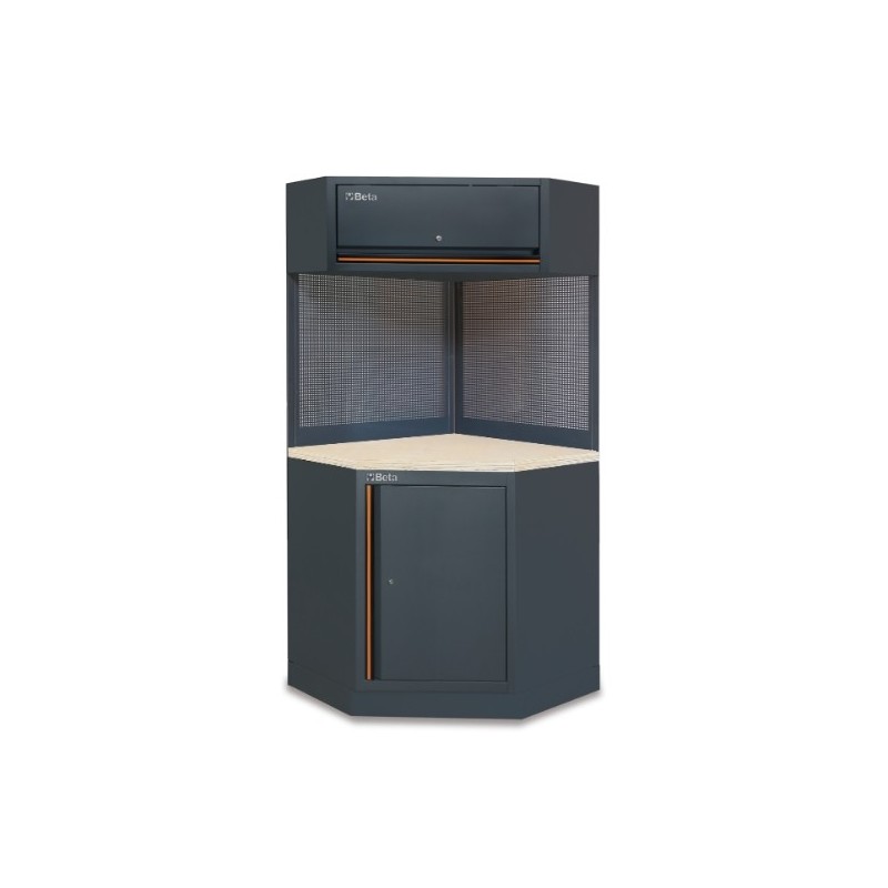 C45PRO CORNER/W Esquina completa autoportante para mobiliario para taller C45PRO