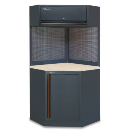 C45PRO CORNER/W Esquina completa autoportante para mobiliario para taller C45PRO