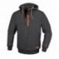 7665G L Sudadera con cremallera larga, con capucha