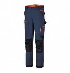 7650B XXL Pantalón de trabajo multibolsillos de tejido elástico