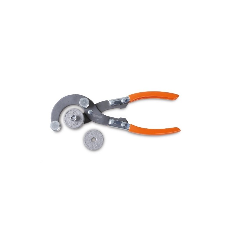 387 ​​Curvatubos para tubos de cobre y metales no ferrosos con formas intercambiables 3/16,-1/4,-5/16,-3/8,