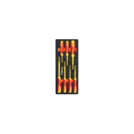 M222 Termoformado de espuma con destornilladores aislados para electrotecnia