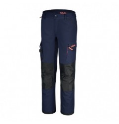 7818BL XL Pantalón de trabajo multibolsillos de tejido elástico