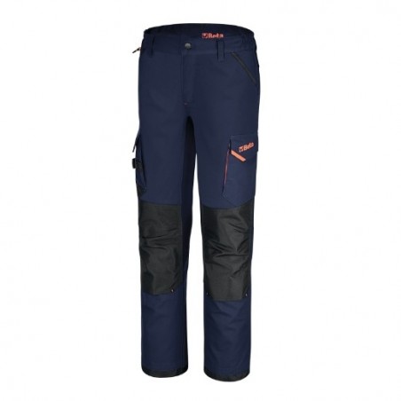 7818BL XXL Pantalón de trabajo multibolsillos de tejido elástico