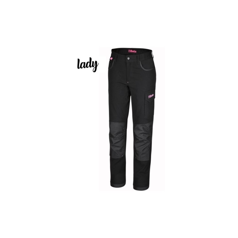 7818LN XXXL Pantalón de trabajo de mujer multibolsillos
