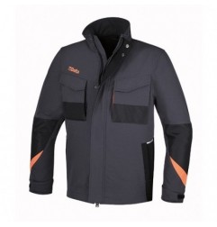 7653G L Chaqueta de trabajo de tejido elástico