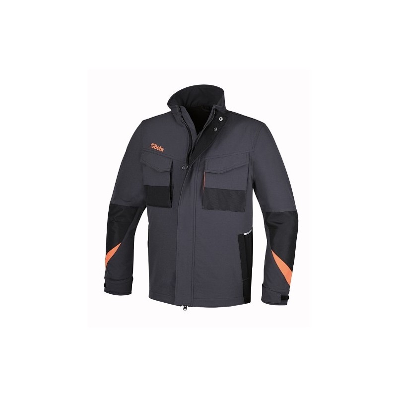 7653G L Chaqueta de trabajo de tejido elástico